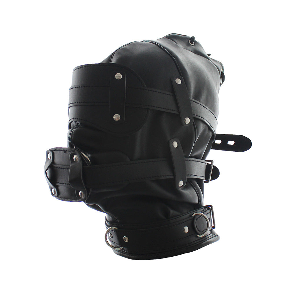 Bondage Face Mask BDSM Gag Dildo