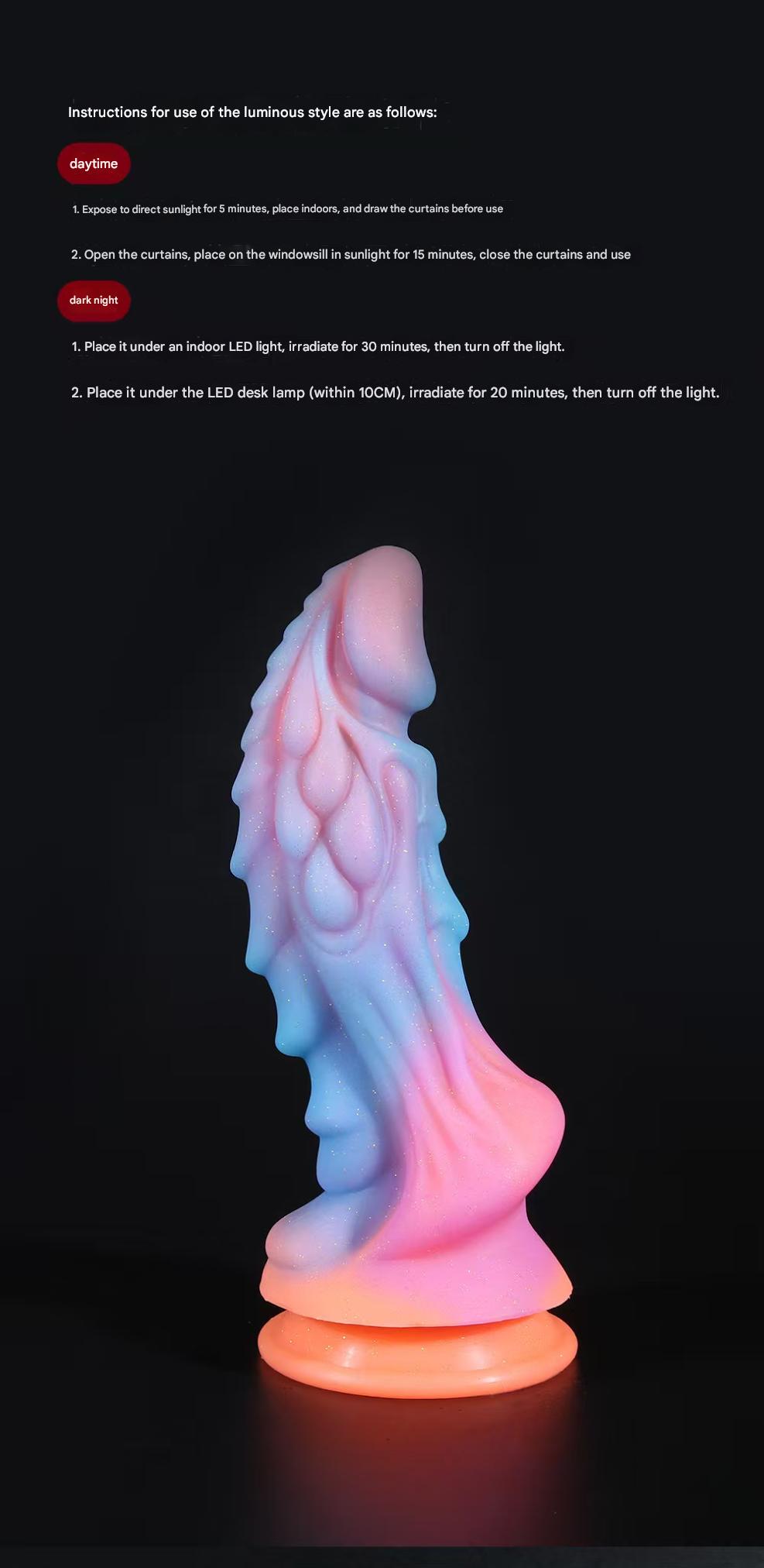 Fantasy Dragon Glow In The Dark Dildo