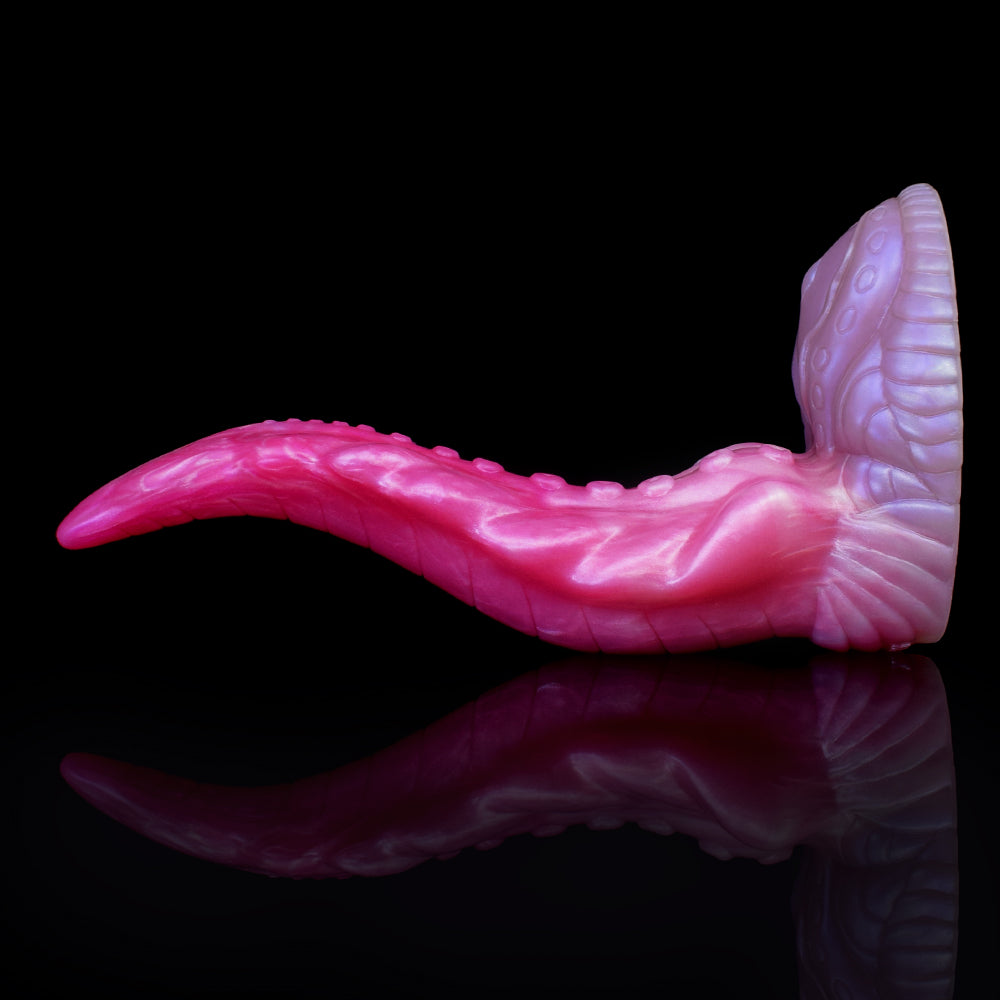 22.9 cm Pink Curved Monster Tentacle Dildo