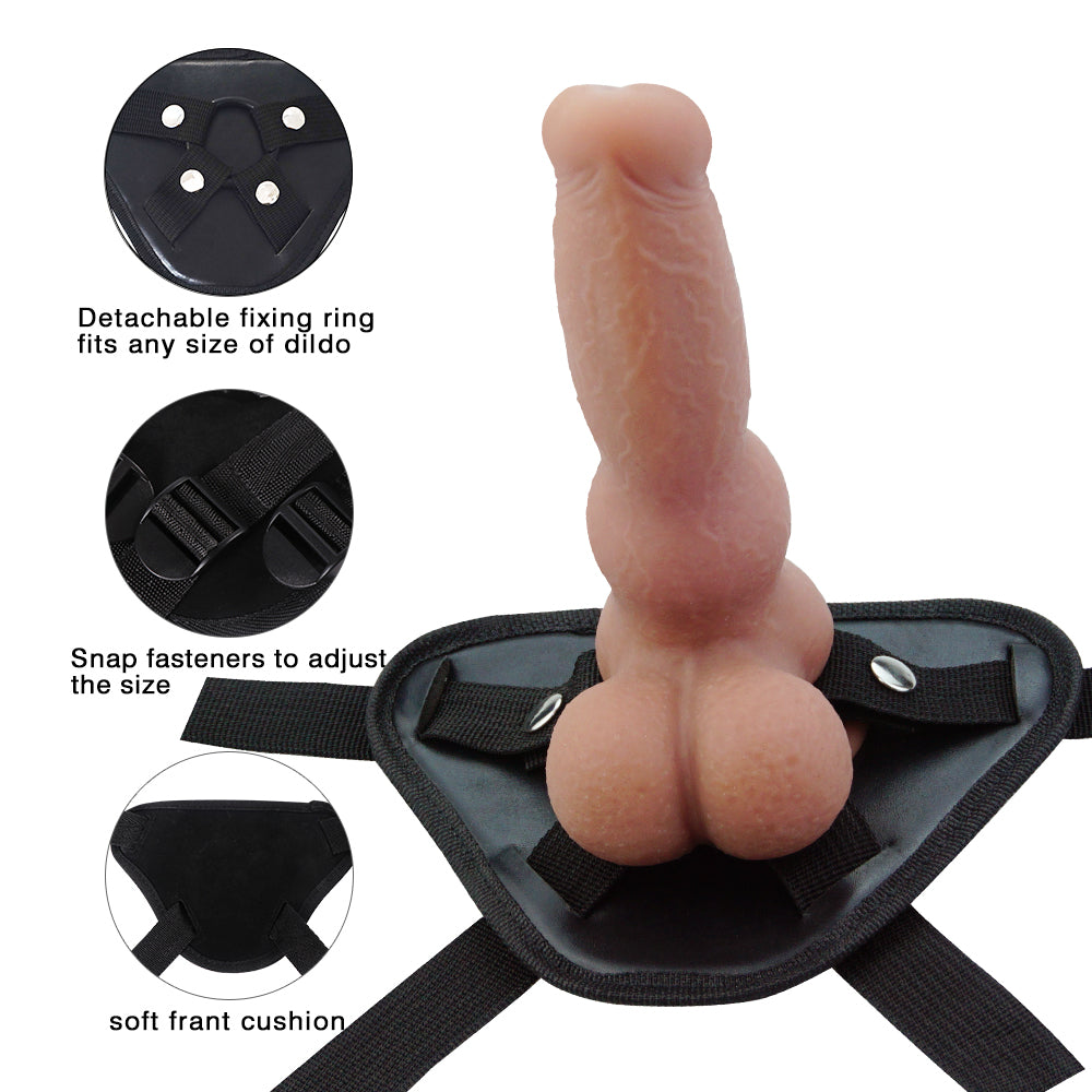 21 cm Silicone Dog Strap-On Dildo