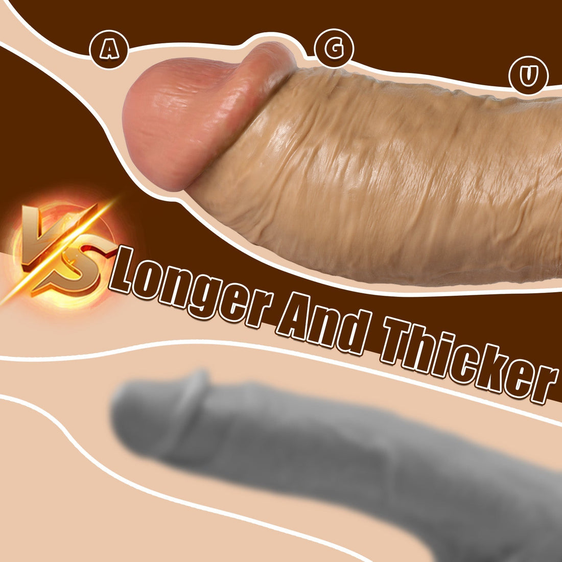 Extra Thick Dildo 9.8 cm Diameter anal