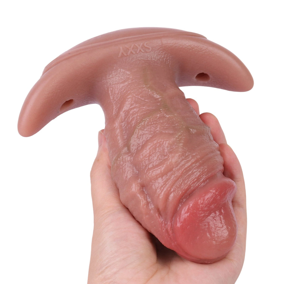 4.7 Inch Realistic Vibrating Fox Tail Butt Plug