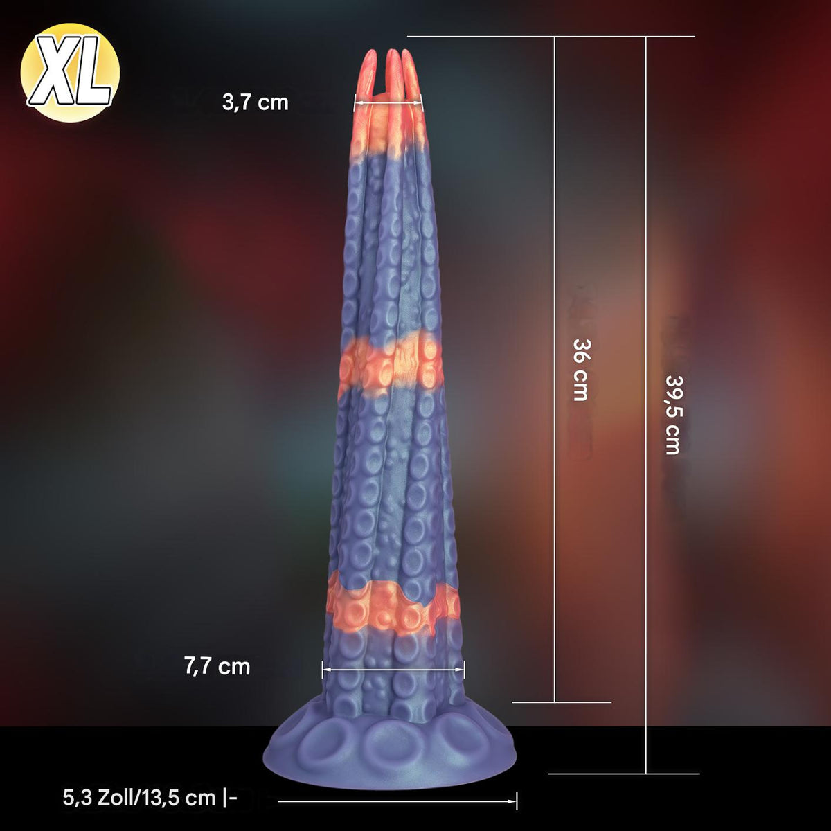 11 Inch Silicone Spiked Monster Tentacle dildo