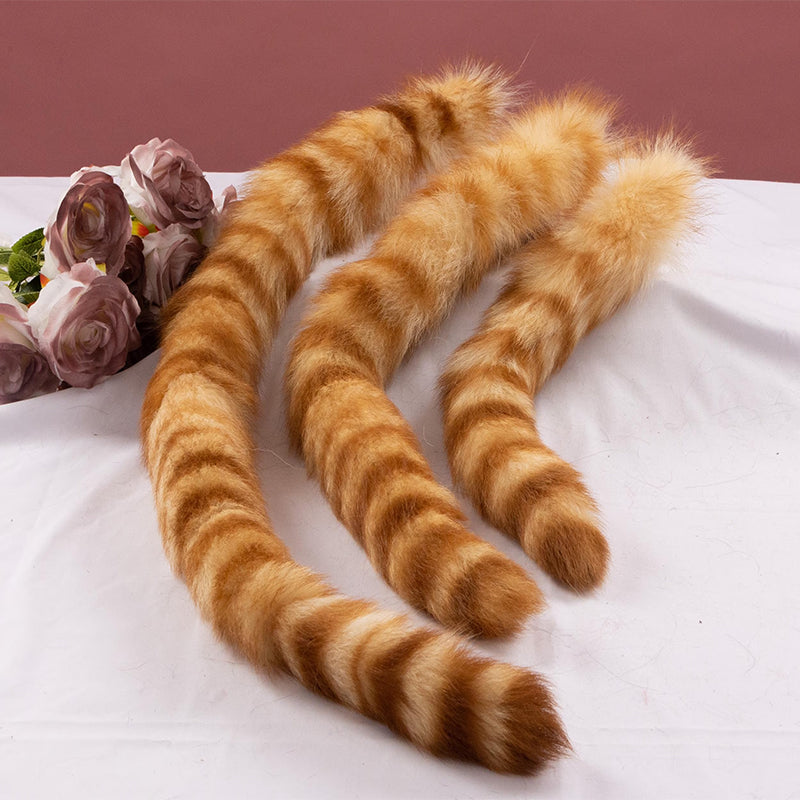Metal Small Cat Tail Beginner Butt Plug