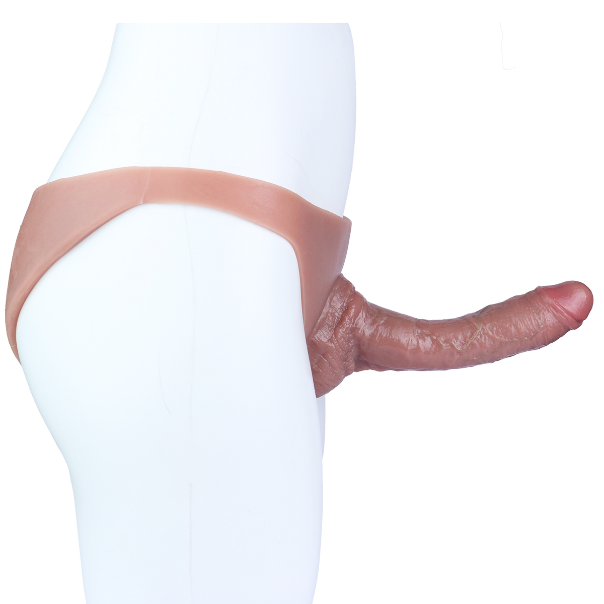 20.3 cm Triangle Realistic Thick Dildo Pants