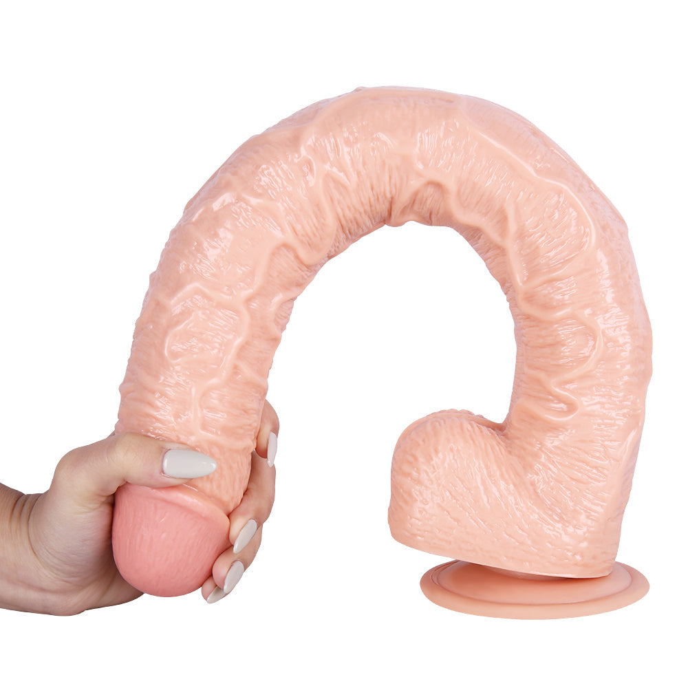Giant Long 40 cm Dildo Realistic Strap On