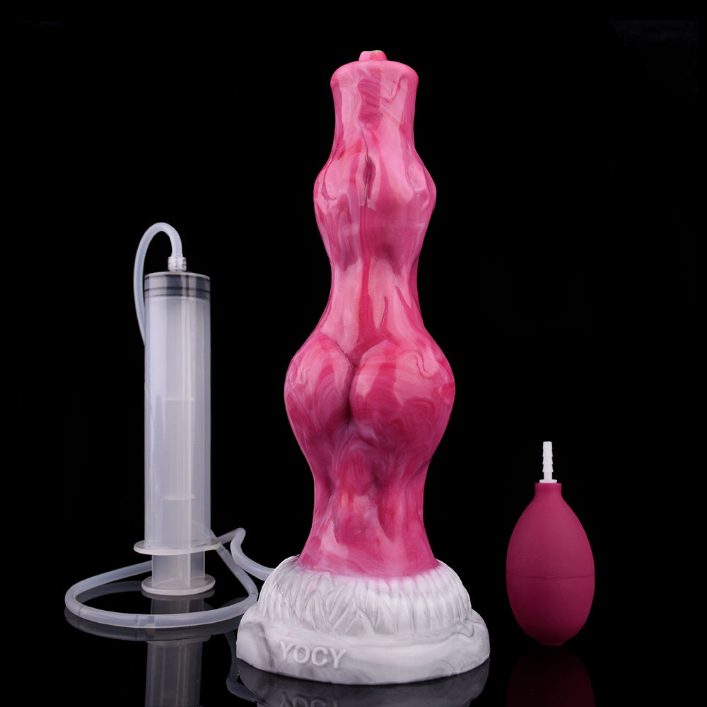 20.3 cm Fantasy Double Knot Squirting Dildo
