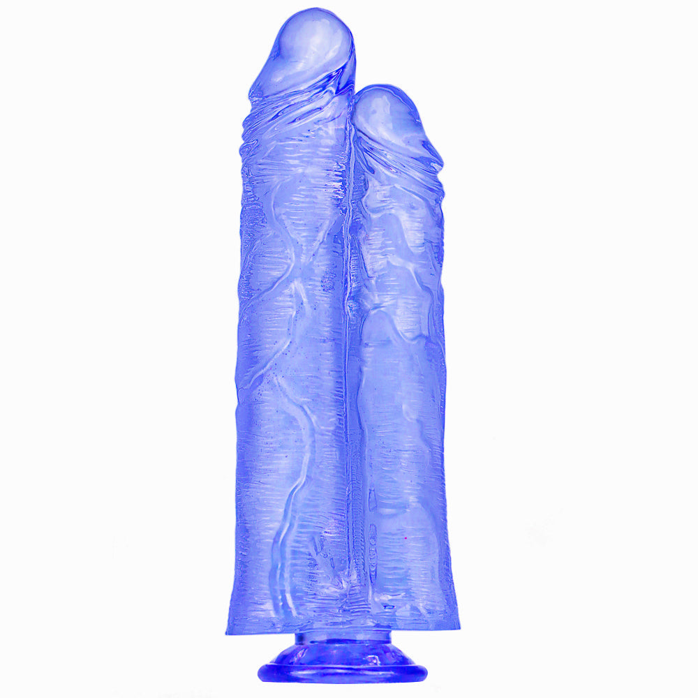 25.4 cm Large Jelly Double Penetration Dildo