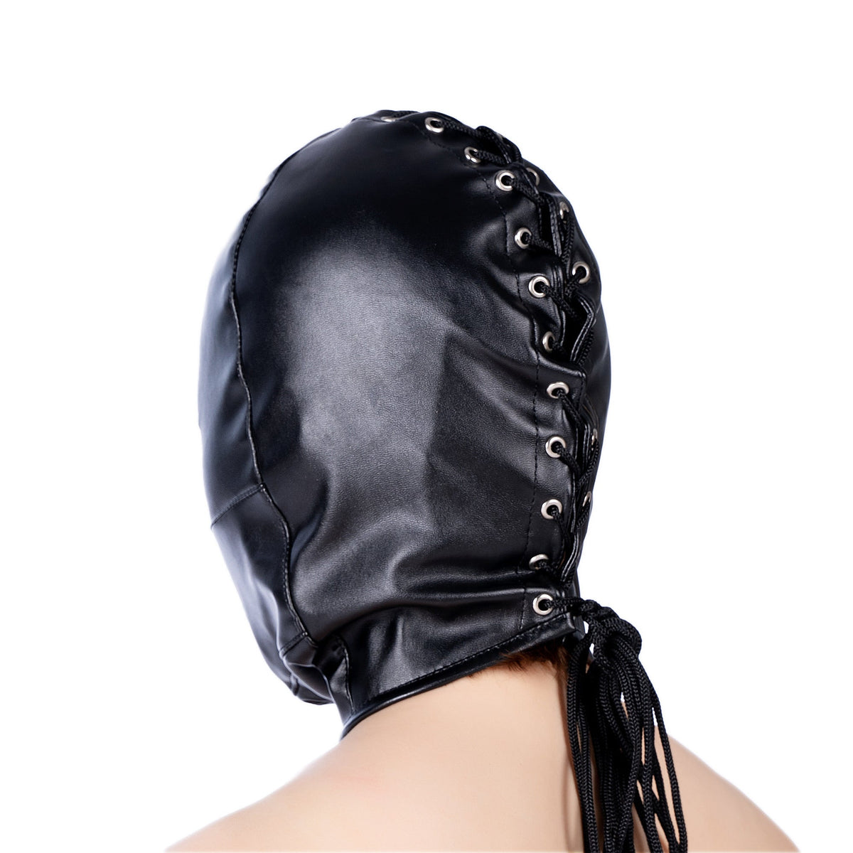 Black Hood Dildo Gag Gimp Mask