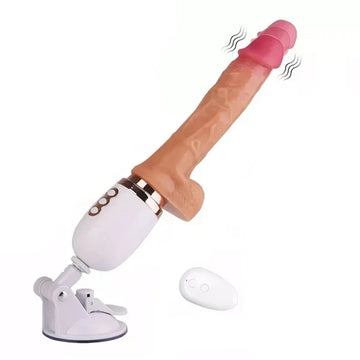 14 cm Adjustable Heated Thrusting Dildo