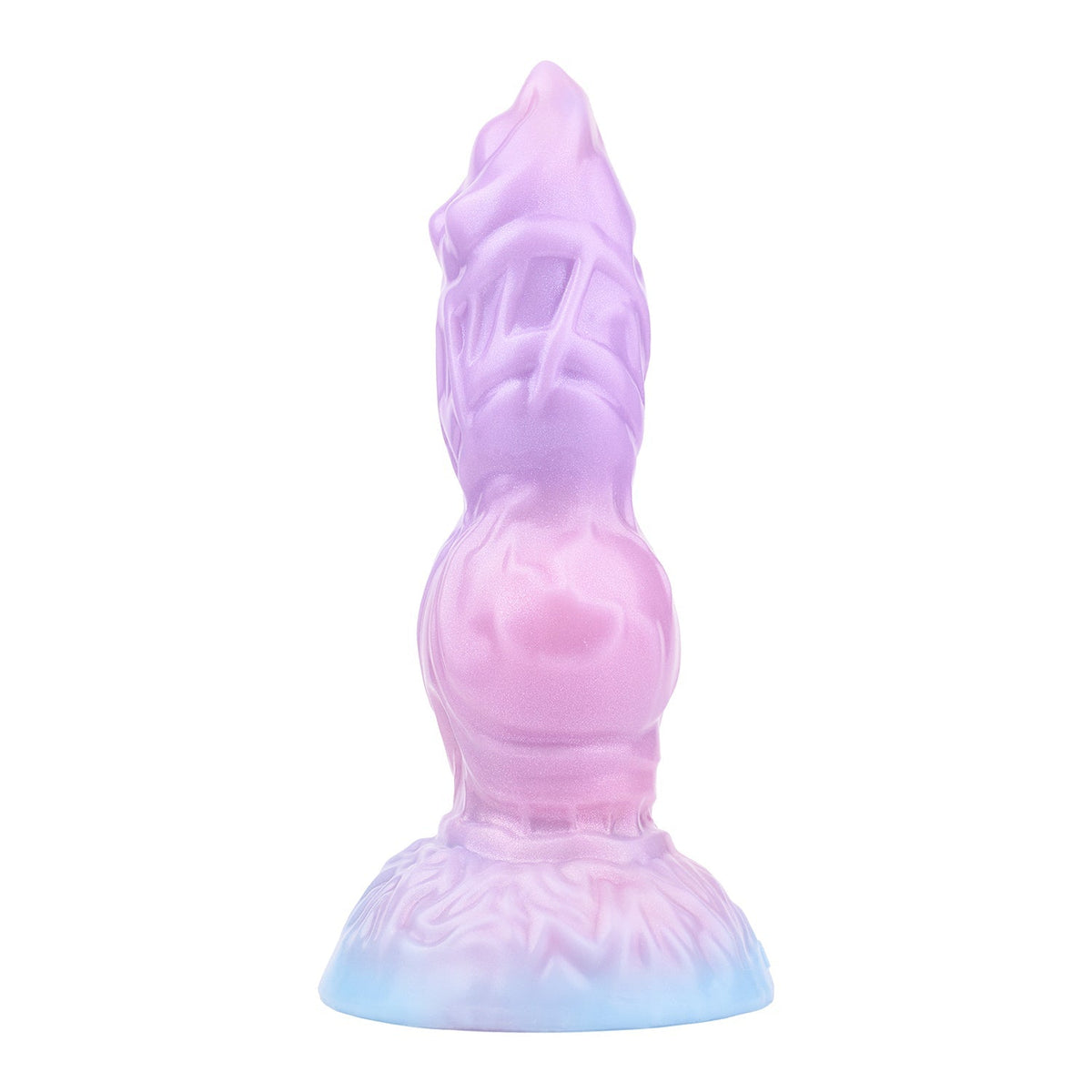 25 cm Mecha Wolf Inflatable Knot Dildo