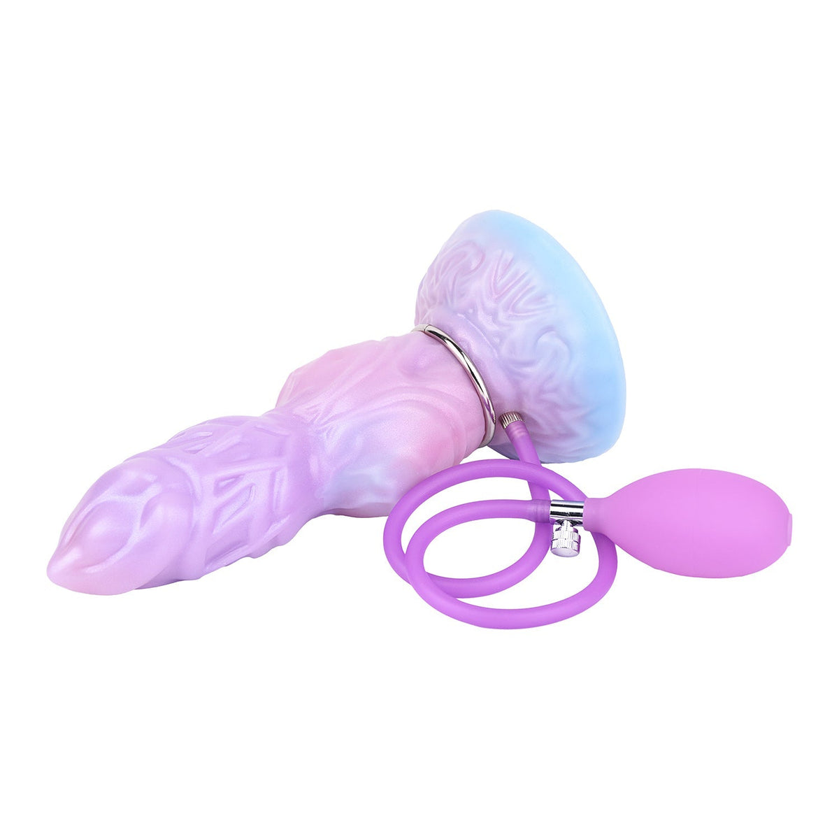 25 cm Mecha Wolf Inflatable Knot Dildo