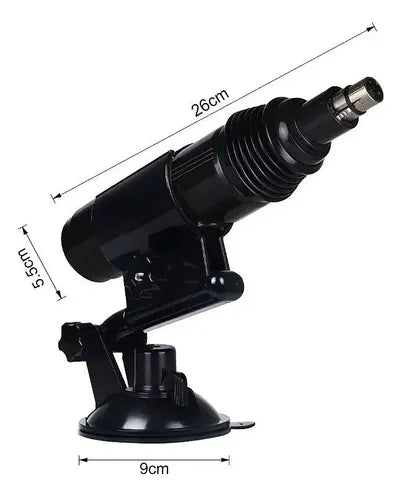 Suction Cup Dildo Thrusting Machine with Anal Attachments