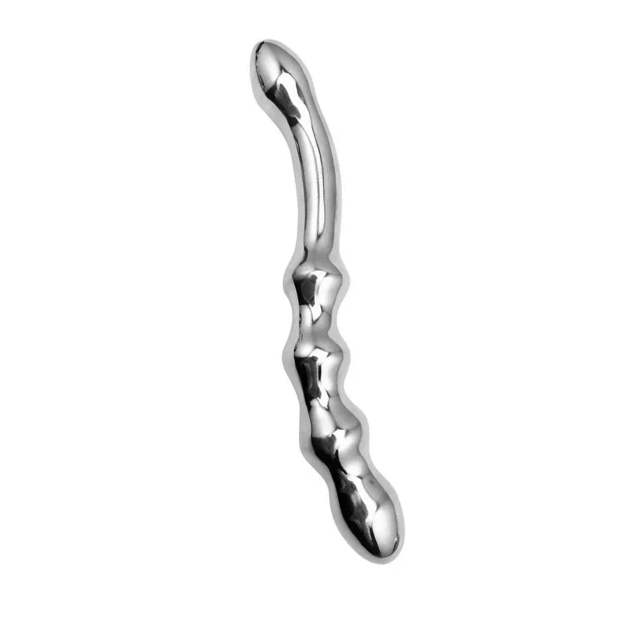 21 cm Double Head Male Metal Dildo