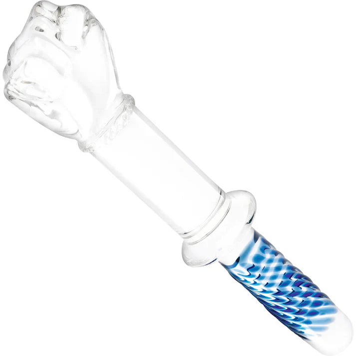 6 Inch Clear Glass Fisting Double Ended Dildo