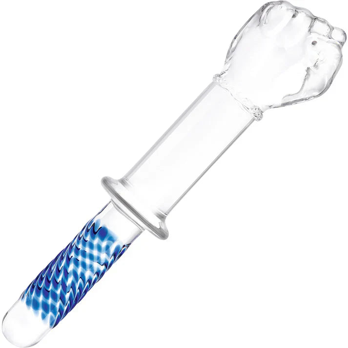 6 Inch Clear Glass Fisting Double Ended Dildo
