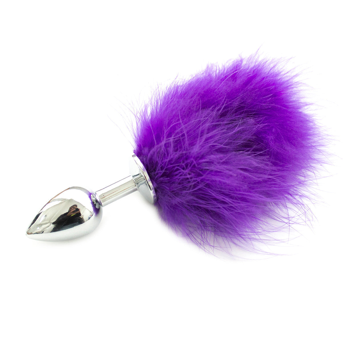 Small Cute Furry bunny Tail Butt Plug