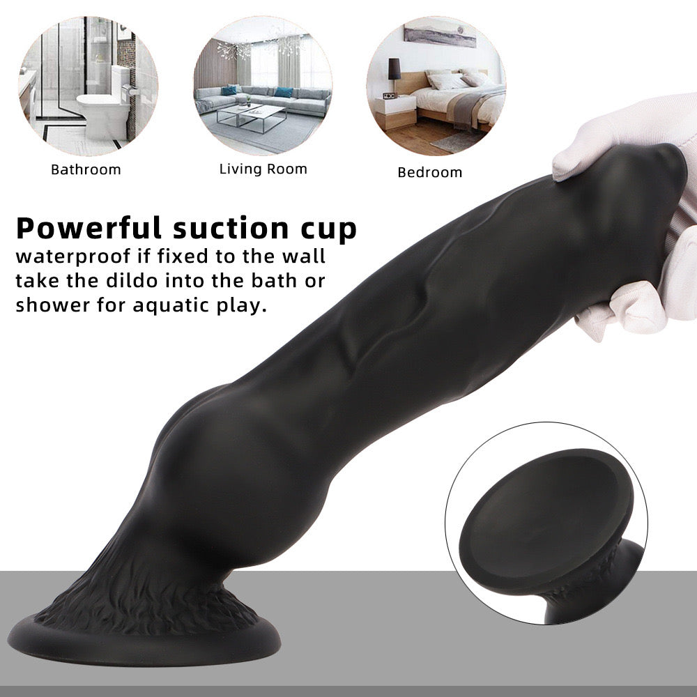 33 cm Fantasy Dog Big Black Dildo