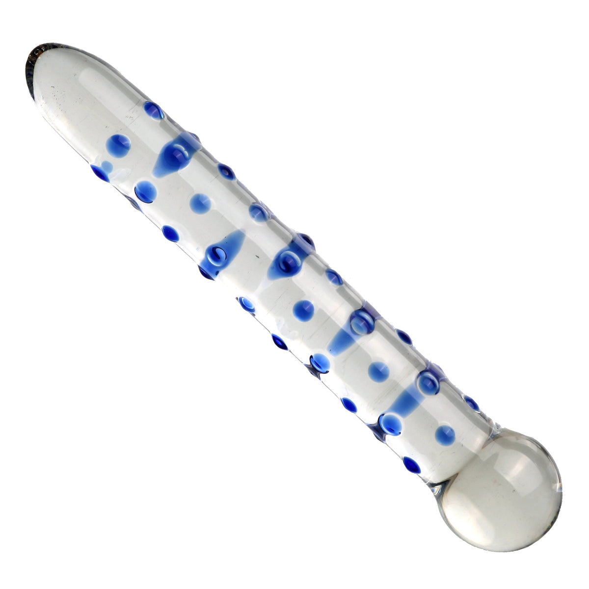 17.8 cm Blue Small Point Glass Dildo