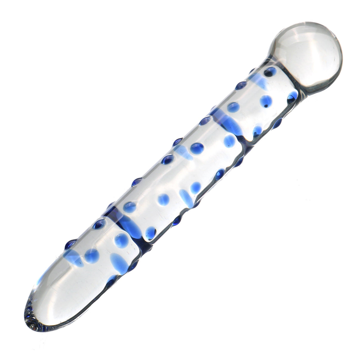 17.8 cm Blue Small Point Glass Dildo