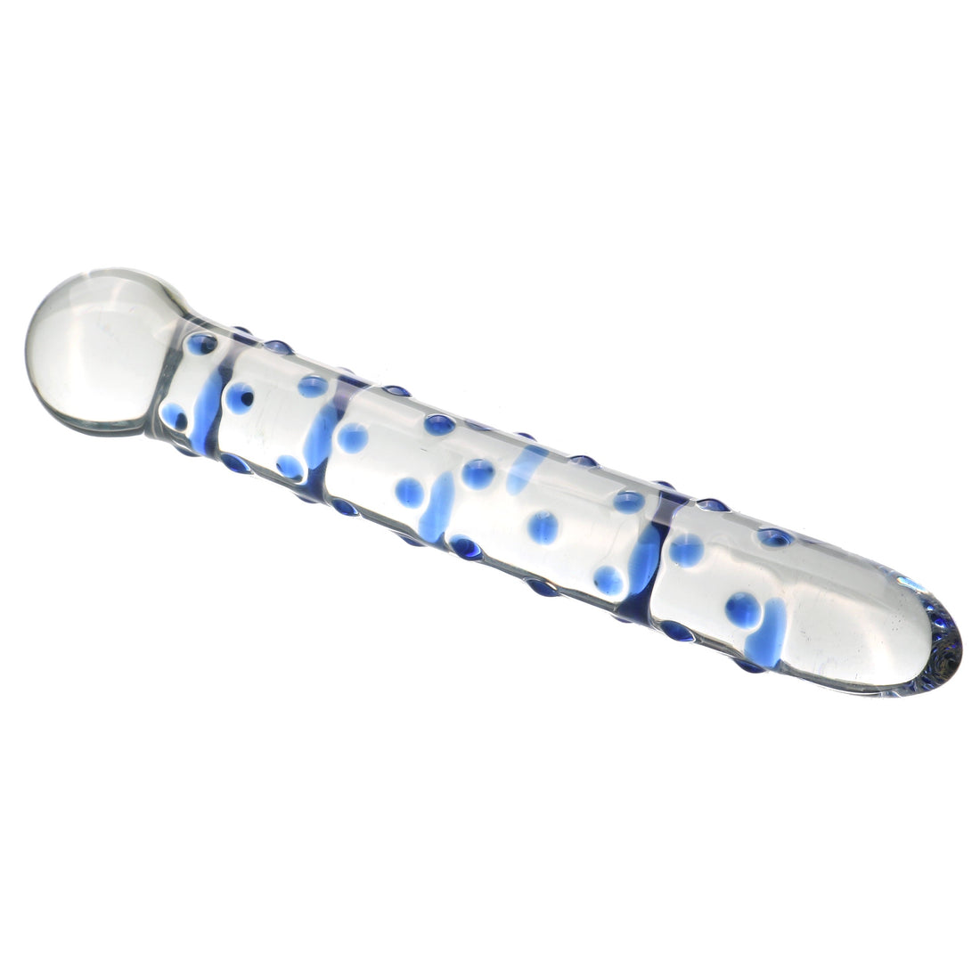 17.8 cm Blue Small Point Glass Dildo