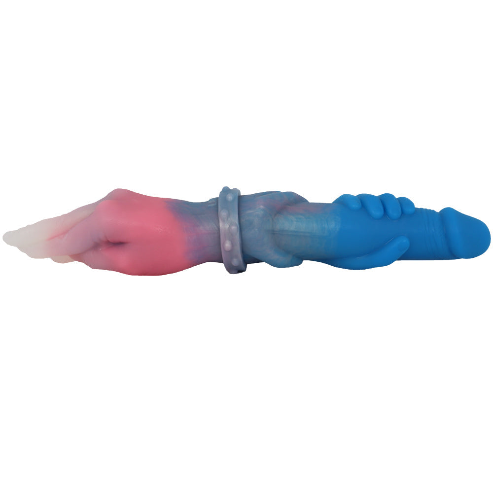 12 Inch Fantasy Double Head Textured Fisting Dildo