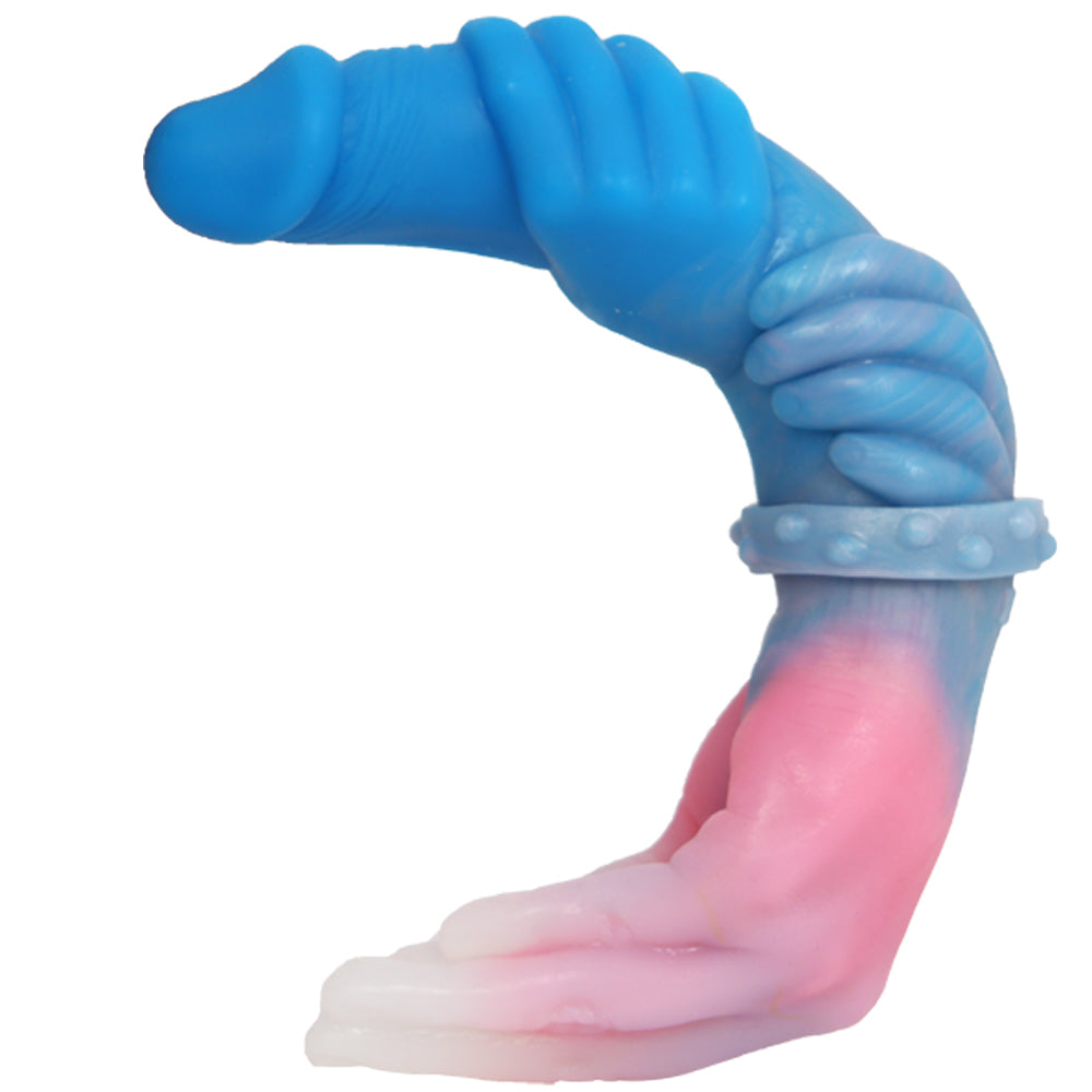 12 Inch Fantasy Double Head Textured Fisting Dildo