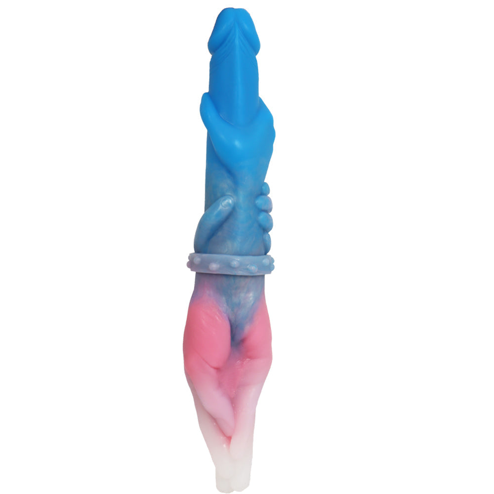 12 Inch Fantasy Double Head Textured Fisting Dildo