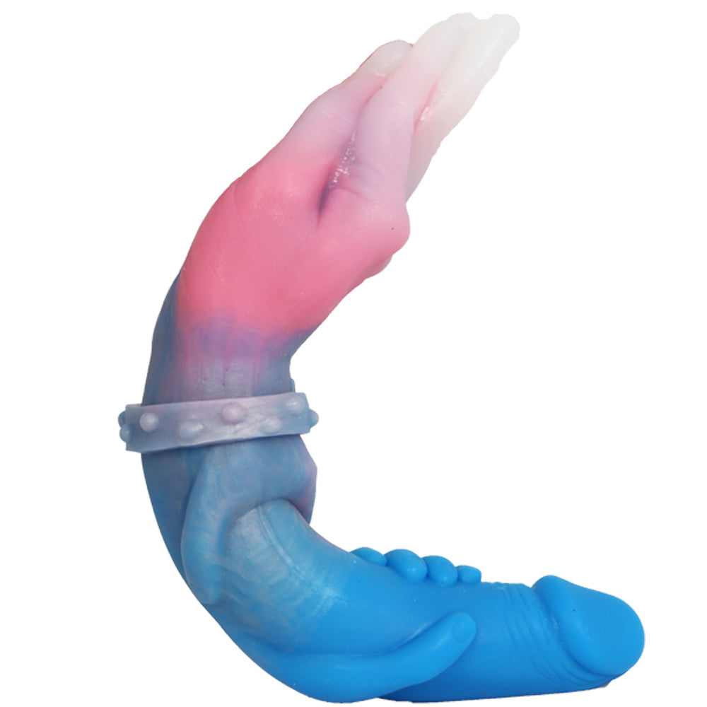 12 Inch Fantasy Double Head Textured Fisting Dildo