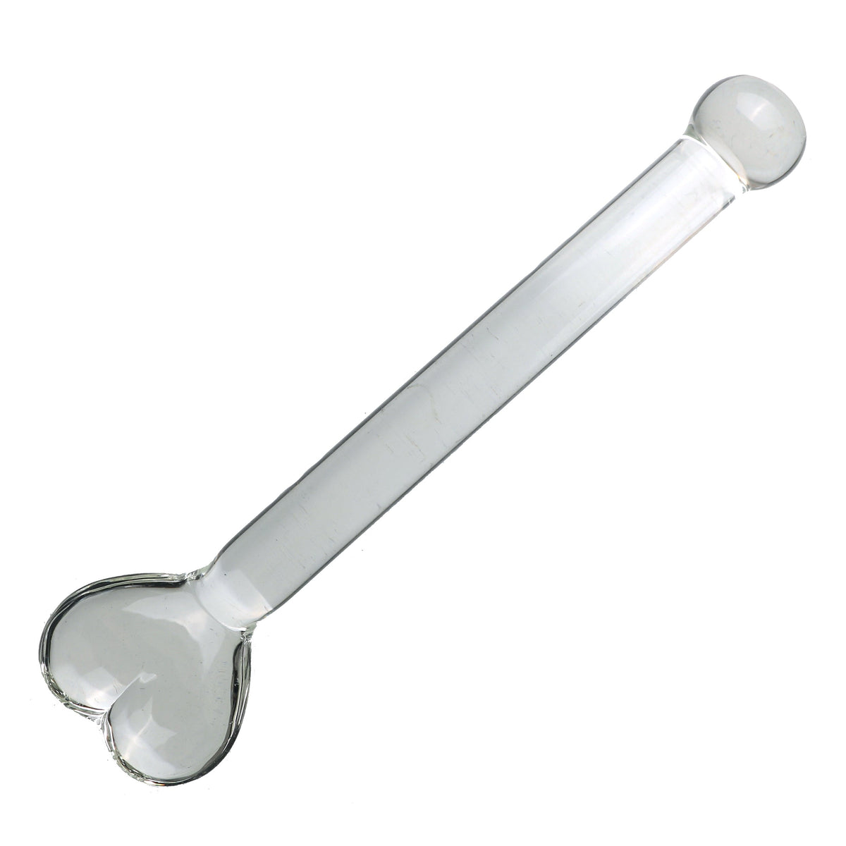 Cute Clear Fairy Masturbating Glass Dildo