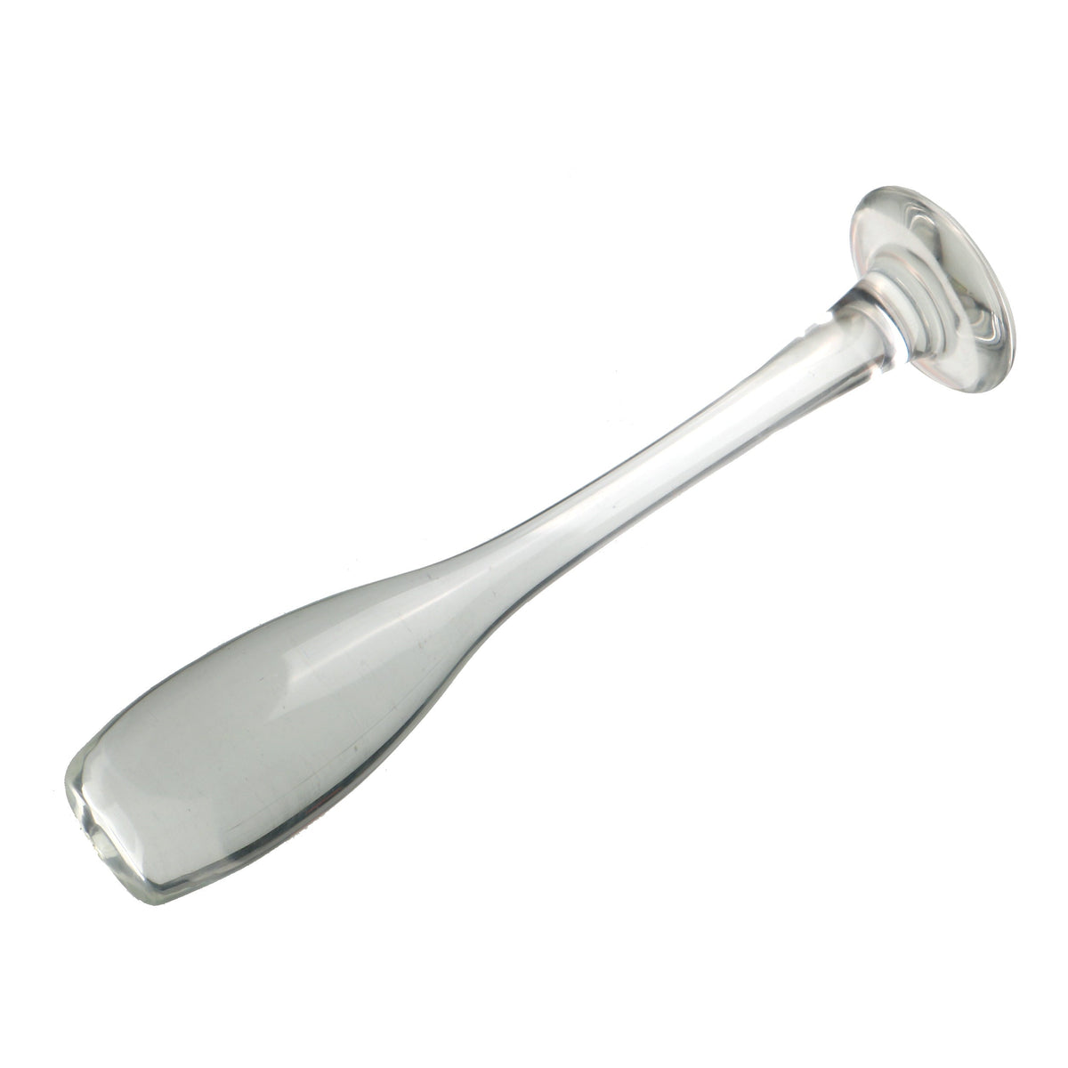 Red Wine Glass Clear Glass Anal Dildo