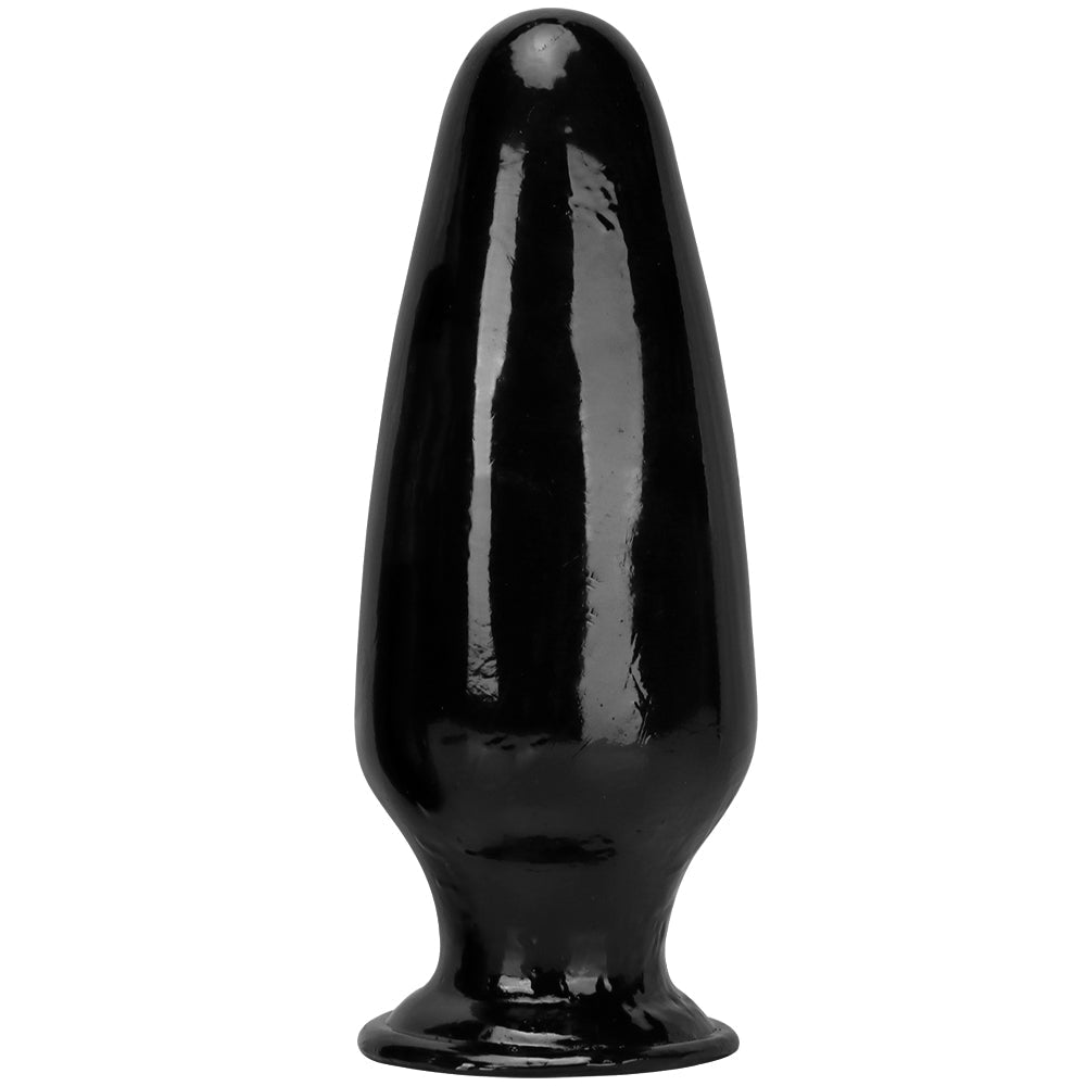 12 Inch Black G-spot Tapered huge Butt Plug