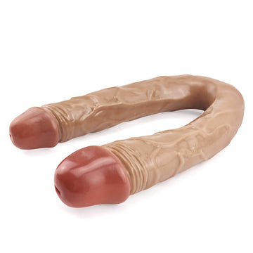 40.6 cm Realistic Skin Tone Double-Ended Dildo