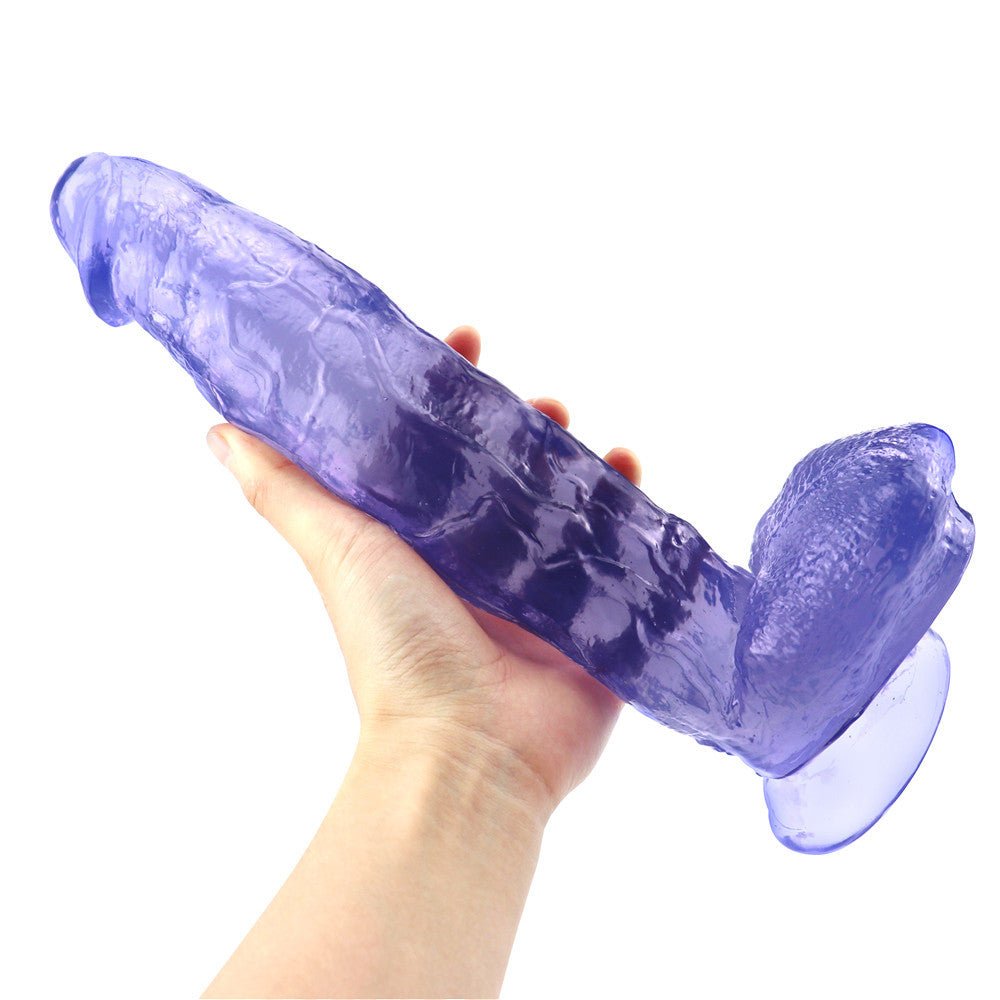 27.9 cm Big Thick Blue Jelly Dildo