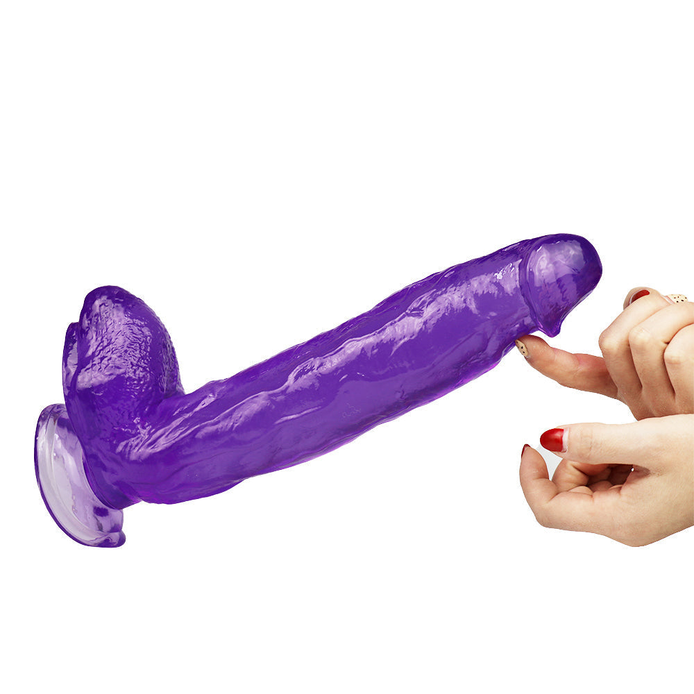 30 cm Big Thick Purple Jelly Dildo