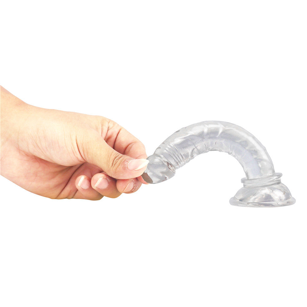 5 Inch Jelly Clear Slim Small Anal Dildo