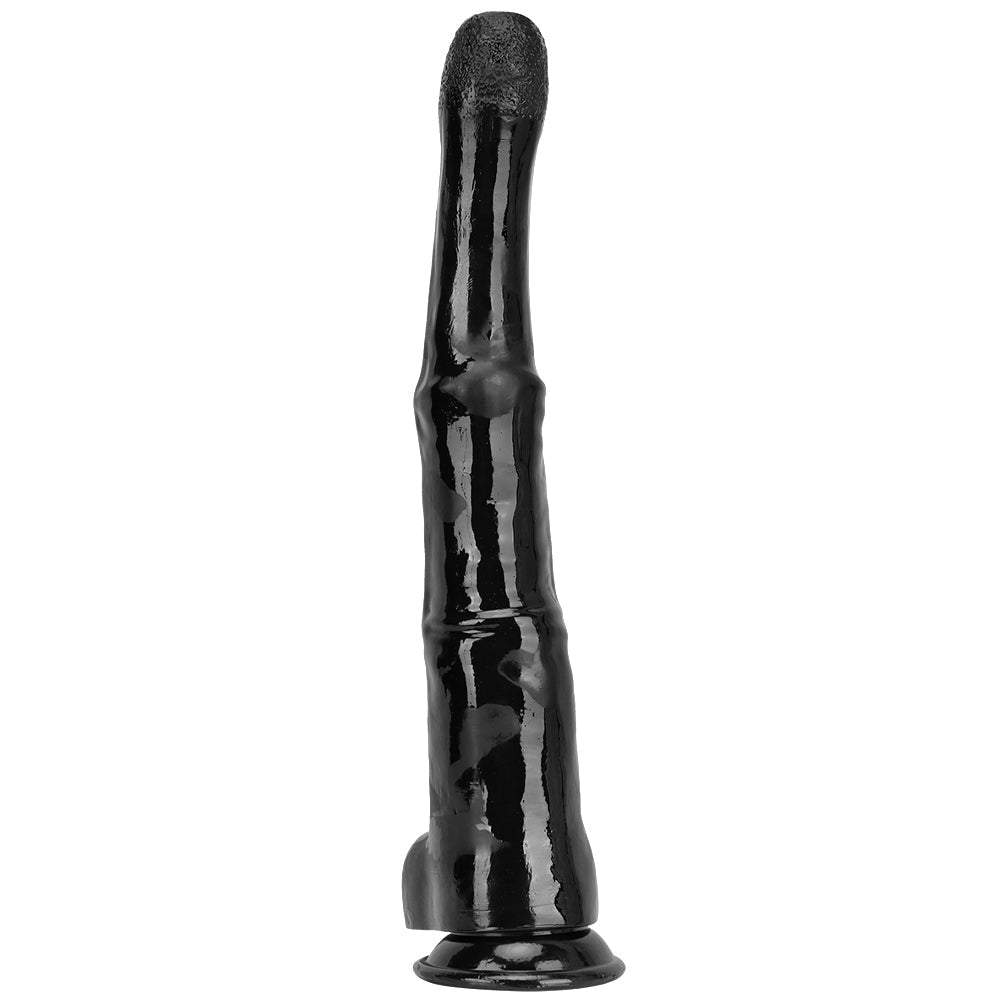 18 Inch Black Fantasy Horse Long Anal Dildo