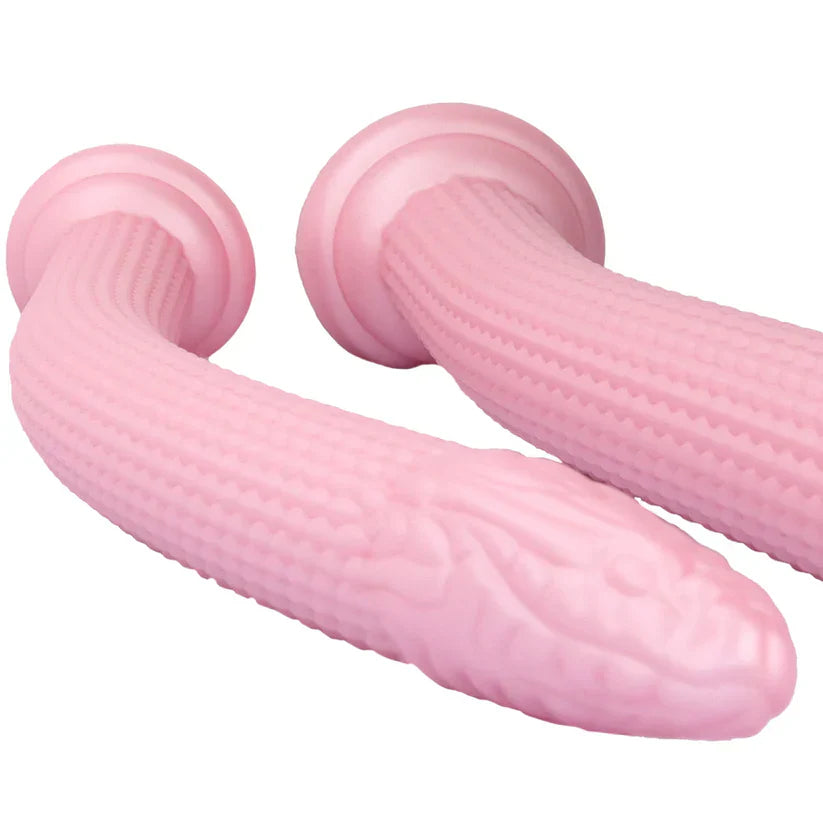 21 Inch Pink Fantasy Snake Slim Long Dildo