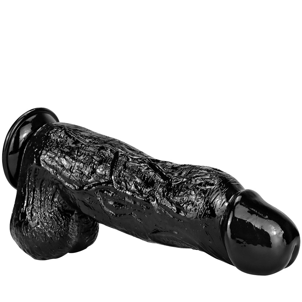 7.6 cm Diameter Ultra Thick Big Black Dildo