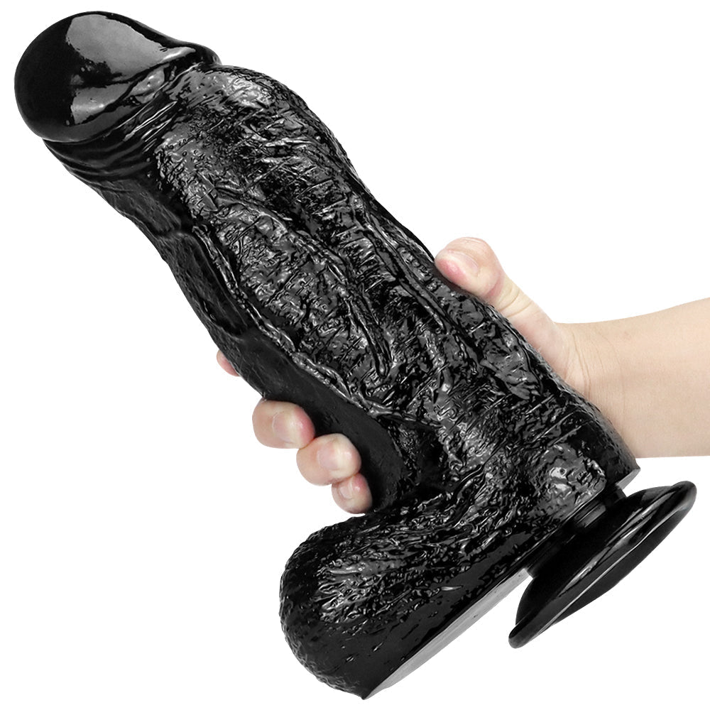 7.6 cm Diameter Ultra Thick Big Black Dildo