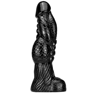 35.6 cm Black Huge Fantasy Texture Dragon Dildo