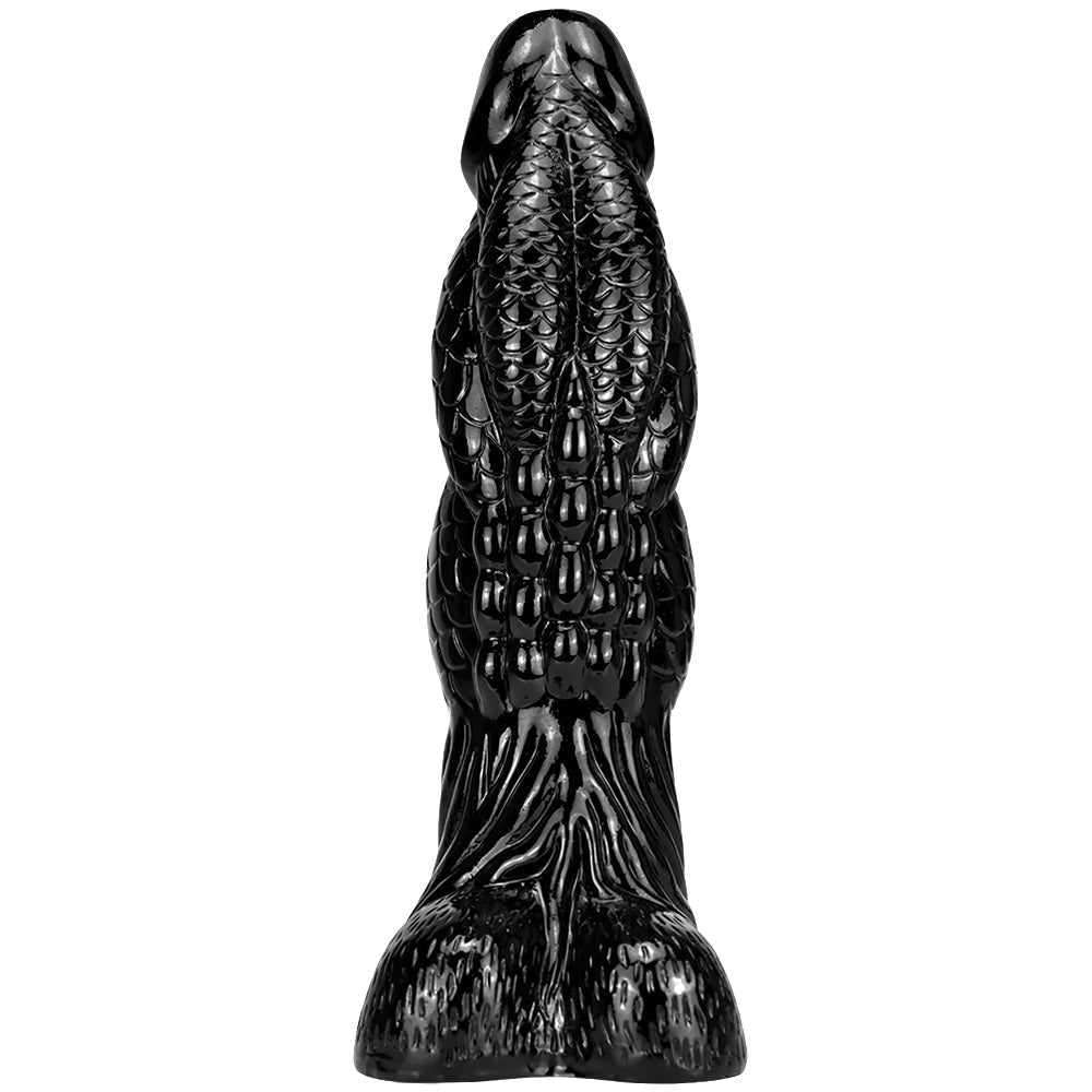 35.6 cm Black Huge Fantasy Texture Dragon Dildo
