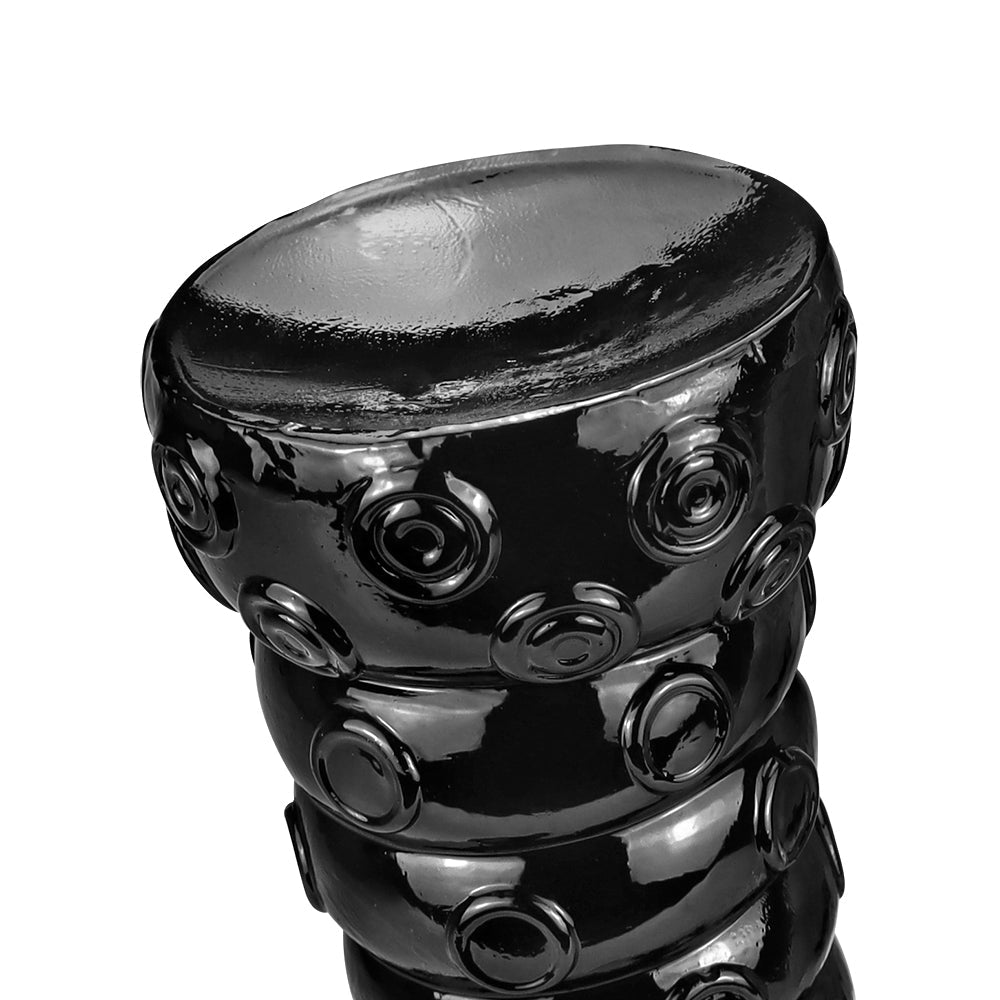 Extra Long Black Suction Textures 38.1 cm Tentacle Dildo