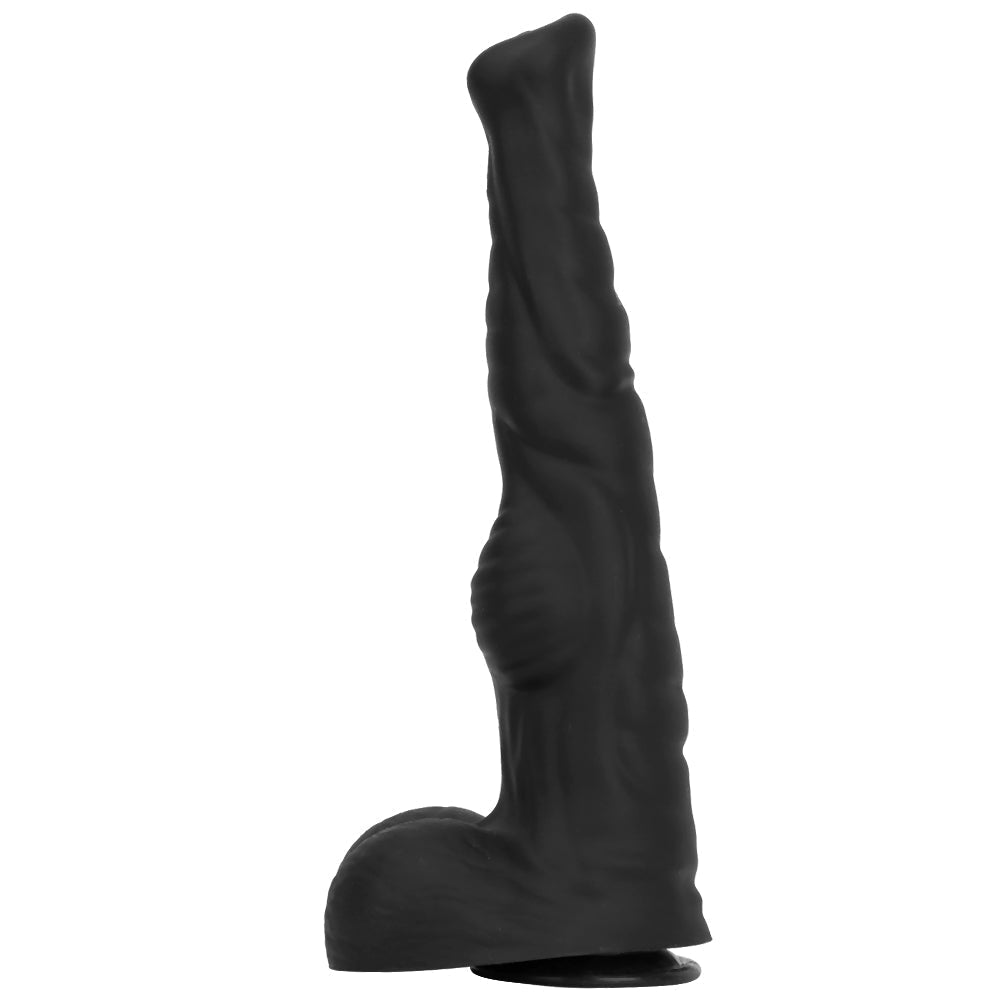 40 cm Black Huge Silicone Horse Dildo