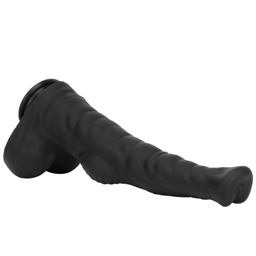 40 cm Black Huge Silicone Horse Dildo
