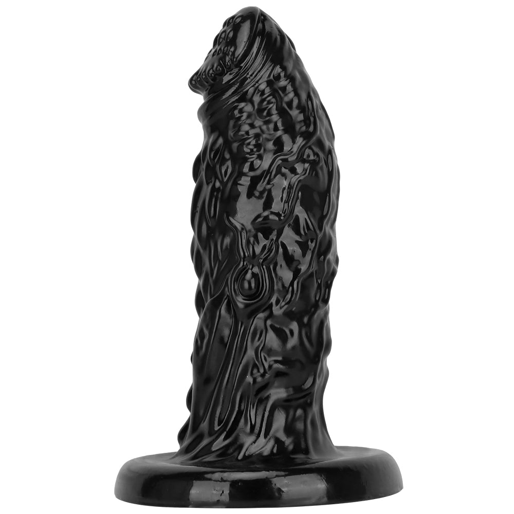 13 Inch Black Dragon Ribbed Huge Anal Dildo