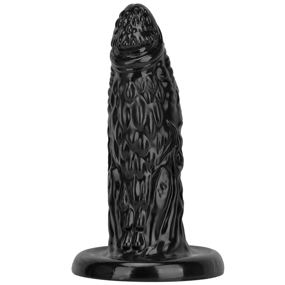 13 Inch Black Dragon Ribbed Huge Anal Dildo