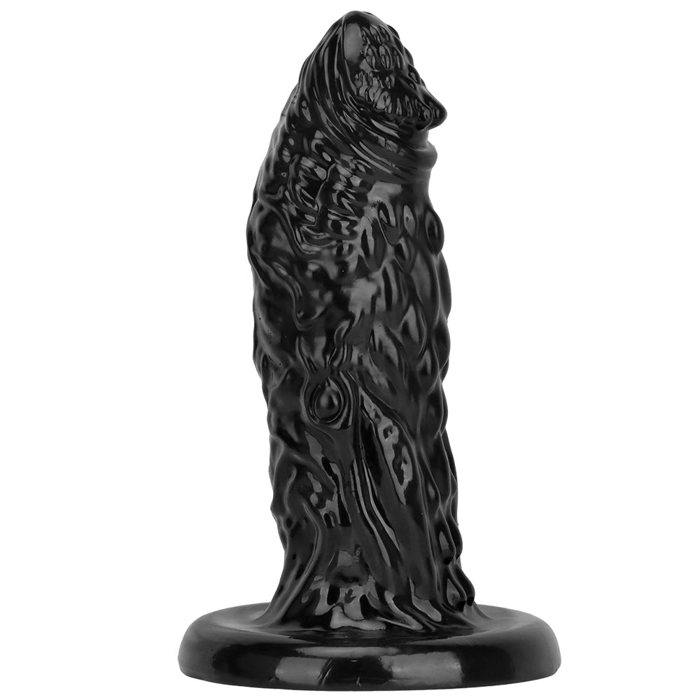 13 Inch Black Dragon Ribbed Huge Anal Dildo