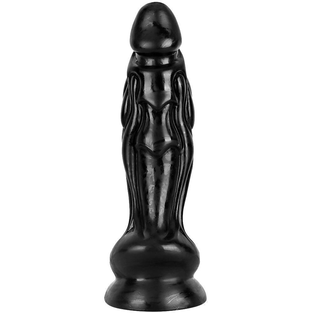 Black 33 cm Large Fantasy Dragon Dildo