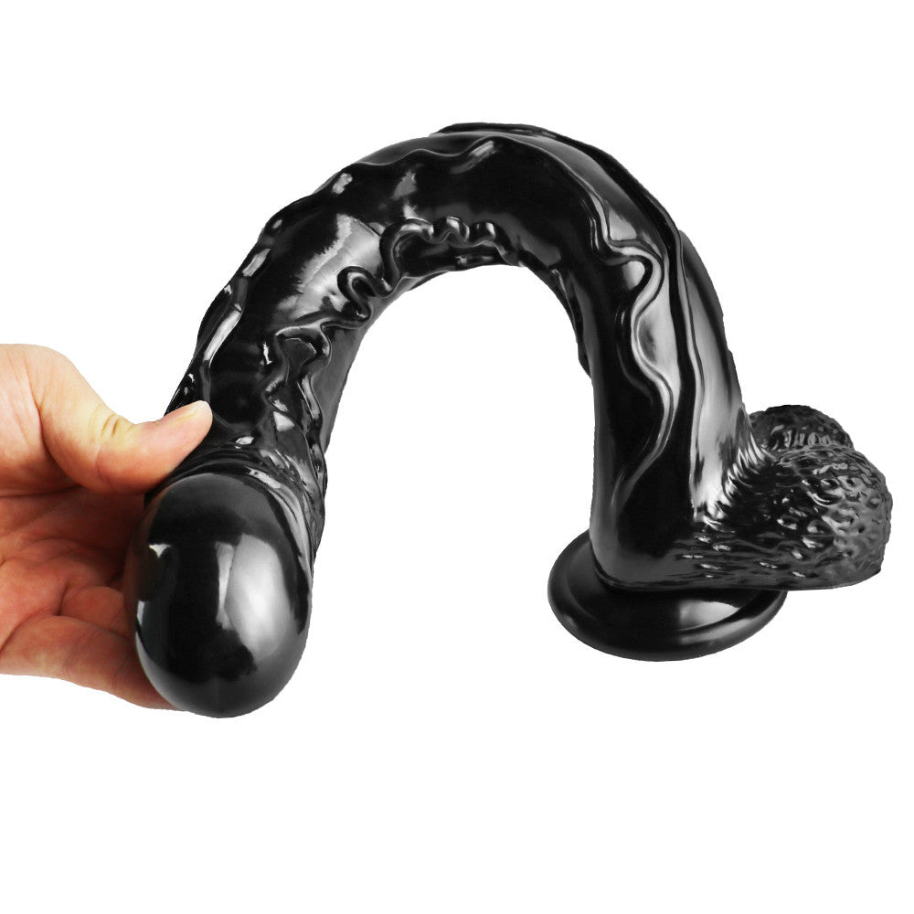 Black Mamba Dildo 40.6 cm Long Slim